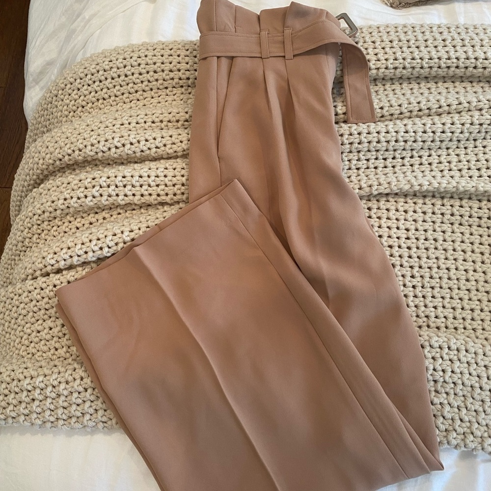 Express Wide Leg High Rise Trouser